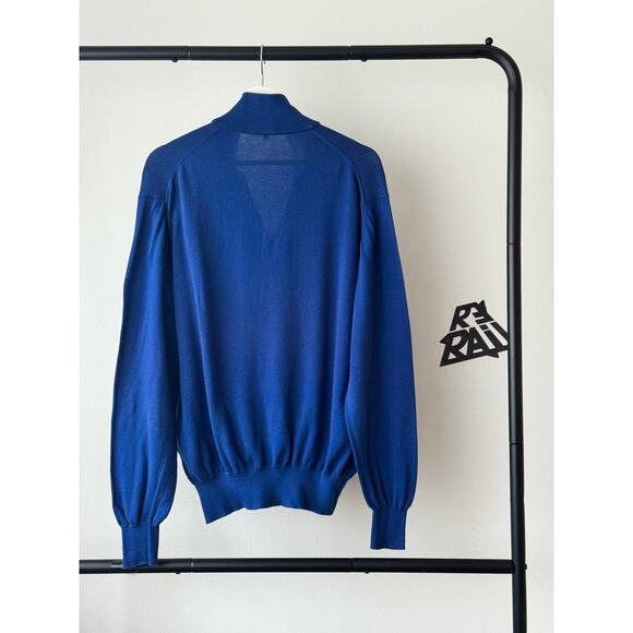 Loro Piana Cotton Half-Zip Sweater - Picture 2 of 7